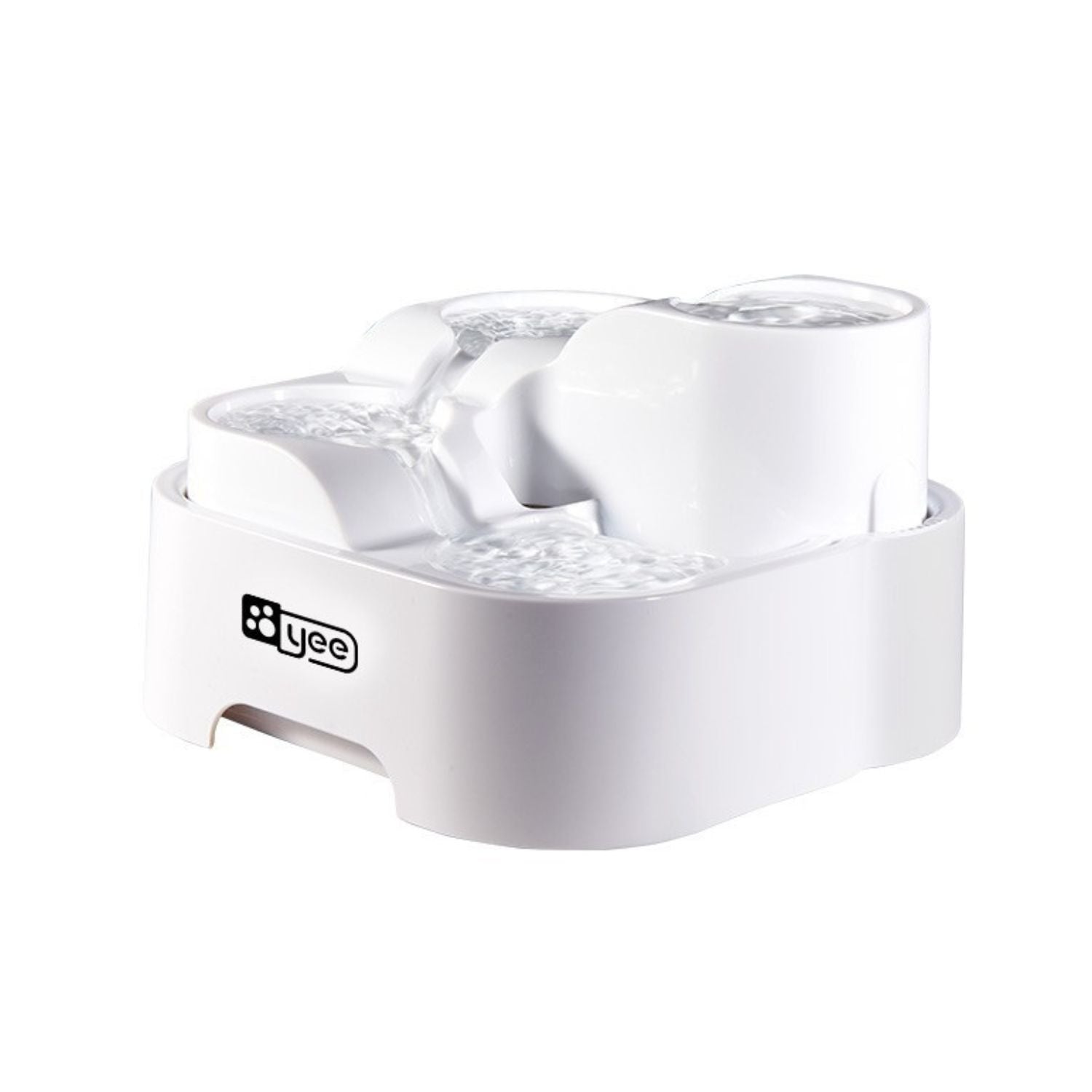 moderne waterfontein voor katten en honden wit